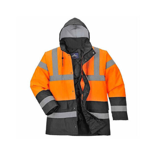 PARKA BICOLORE HV250 ORANGE/MARINE FLUO EN471 CL3 S467