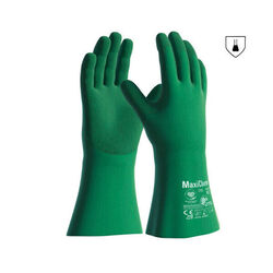 GANT CHIMIQUE MAXICHEM TRITECH NITRILE VERT MANCH.35CM R&eacute;f : 76-830