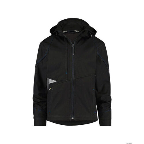 VESTE GRAVITY SOFTSHELL BICOLORE NOIR/GRIS REF. 300396