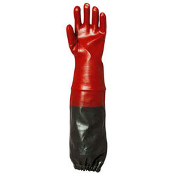 GANT PVC ROUGE QUALITE SUPERIEUREE TAILLE 10 70cm
