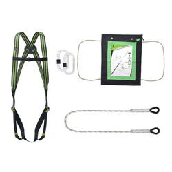 KIT RETENUE AU TRAVAIL AVEC HARNAIS/LONGE ET MOUSQUETON REF.FA8000100