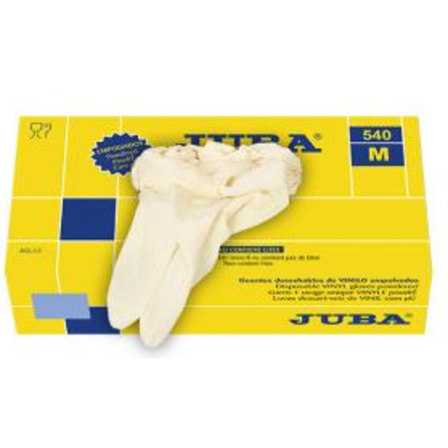 GANT JETABLE VINYLE POUDRE EPAISSEUR 0.07MM BTE DE 100 R&eacute;f : 540