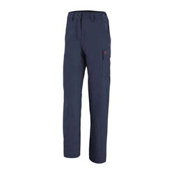 PANTALON FEMME CP 300GRS 65/35 MARINE r&eacute;f.1MIFUP 1