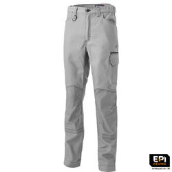 PANTALON GAMMEX GRIS CANVAS PC 65/35+POCHE GENOU R&eacute;f 2441
