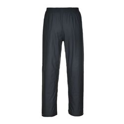 PANTALON DE PLUIE NOIR SEALTEX POLYESTER  ENDUIT PVC REF S451