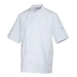 VESTE CUISINE ENERGY PC MC BLANCHE /BLANC