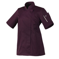VESTE CUISINE MC FEMME UNERA PC PRUNE
