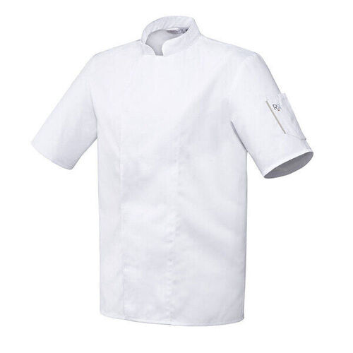 VESTE CUISINE NERO PC MC BLANCHE