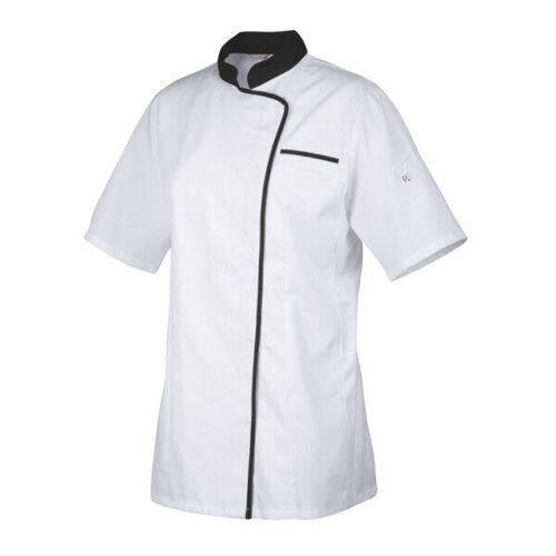 VESTE FEMME EXPRESSION MANCHES COURTES PC BLANC/NOIR