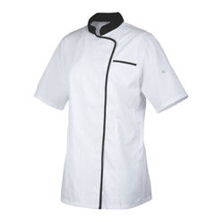 VESTE FEMME EXPRESSION MANCHES COURTES PC BLANC/NOIR