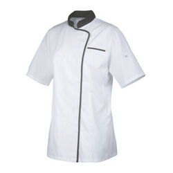 VESTE FEMME EXPRESSION MANCHES COURTES PC BLANC/GRIS