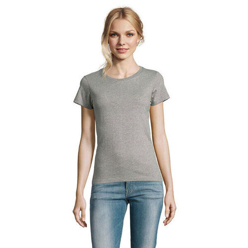 T.SHIRT FEMME  190 GR COL ROND IMPERIAL REF 11502