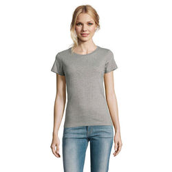 T.SHIRT FEMME  190 GR COL ROND IMPERIAL REF 11502