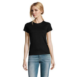 T.SHIRT FEMME  190 GR COL ROND IMPERIAL REF 11502