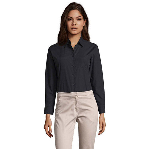 CHEMISE EXECUTIVE FEMME  POPELINE ML  REF 16060