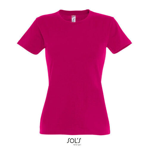 T.SHIRT FEMME  190 GR COL ROND IMPERIAL REF 11502