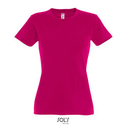T.SHIRT FEMME  190 GR COL ROND IMPERIAL REF 11502