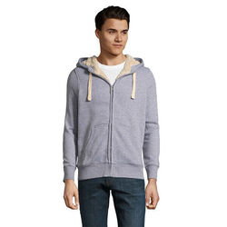 VESTE ZIPPEE UNISEXE DOUBLEE SHERPA COTON/POLY REF 00584