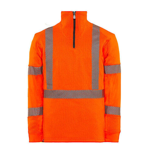 PULL-OVER CLIPPERTON ORANGE COL CAMIONNEUR 100% POLYESTER