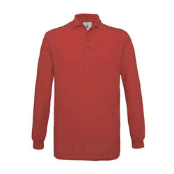 POLO B&C SAFRAN COULEUR ML 100% COTON 180g