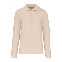 POLO HOMME ML COTON COULEUR R&eacute;f : K243