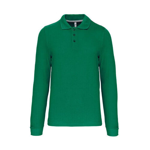 POLO HOMME ML COTON COULEUR R&eacute;f : K243