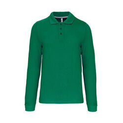 POLO HOMME ML COTON COULEUR R&eacute;f : K243