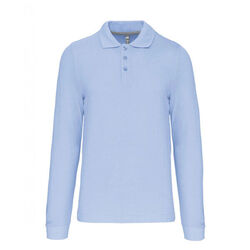 POLO HOMME ML COTON COULEUR R&eacute;f : K243
