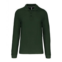 POLO HOMME ML COTON COULEUR R&eacute;f : K243