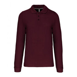 POLO HOMME ML COTON COULEUR R&eacute;f : K243