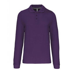 POLO HOMME ML COTON COULEUR R&eacute;f : K243