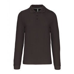 POLO HOMME ML COTON COULEUR R&eacute;f : K243