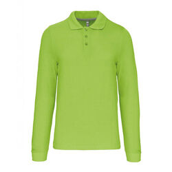 POLO HOMME ML COTON COULEUR R&eacute;f : K243