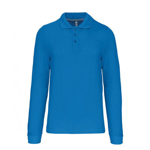 POLO HOMME ML COTON COULEUR R&eacute;f : K243