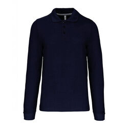 POLO HOMME ML COTON COULEUR R&eacute;f : K243