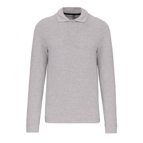POLO HOMME ML COTON COULEUR R&eacute;f : K243