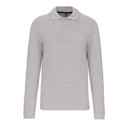 POLO HOMME ML COTON COULEUR R&eacute;f : K243