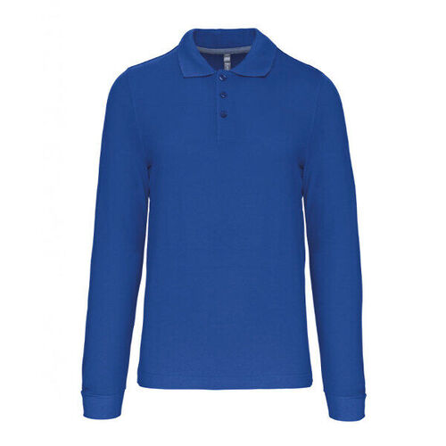 POLO HOMME ML COTON COULEUR R&eacute;f : K243