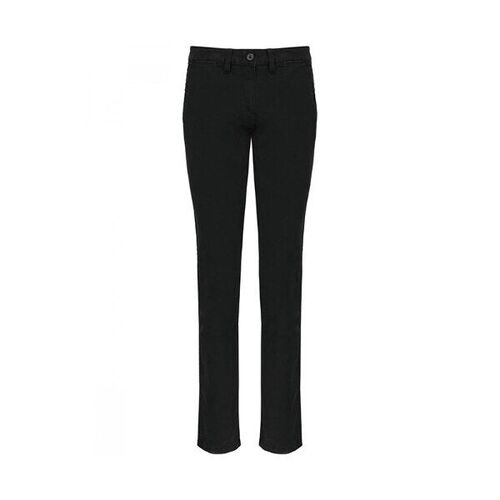 PANTALON FEMME CHINO 98% COTON  244G REF.K741