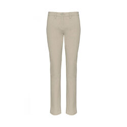 PANTALON FEMME CHINO 98% COTON  244G REF.K741