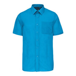 CHEMISETTE KARIBAN ACE MC PC 65/35 COULEUR R&eacute;f.K551C