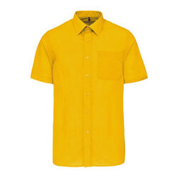 CHEMISETTE KARIBAN ACE MC PC 65/35 COULEUR R&eacute;f.K551C