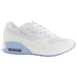 CHAUSSURE ELA BLANC/CIEL NON SECU TYPE BASKET REF ELA LBL