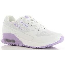 CHAUSSURE ELA BLANC/LILAS NON SECU TYPE BASKET REF ELA LIL
