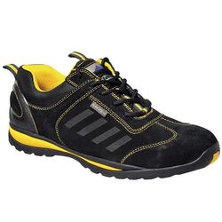 CHAUSSURE  DE SECU TYPE BASKET NOIR/JAUNE S1P FW34