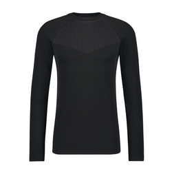 T-SHIRT THERMIQUE PIERRE NOIR ML POLYPROPYLENE/SILTEX/POLYAMIDE
