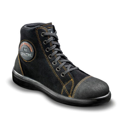 CHAUSS.SECU.VITAMINE FEMME HAUTE VELOURS  NOIR  S3ci