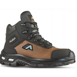 CHAUSS.SECU HAUTE E-LAND MARRON/NOIR EN CUIR S3 CI SRC