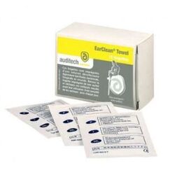 BOITE DE 10 LINGETTES NETTOYANTES REF.EARCLEAN TOWEL10