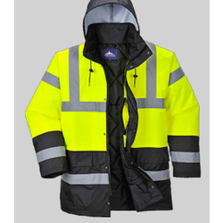 PARKA BICOLORE HV250 JAUNE/NOIR EN471 CL3